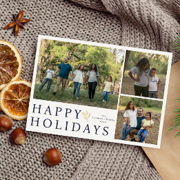 Carte de Noël Joyeuses Fêtes de Famille