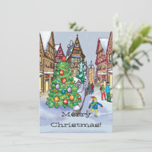Carte de Noël joyeux 
