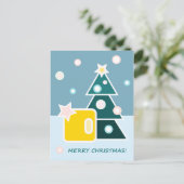 Carte de Noël joyeux (Debout devant)
