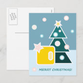 Carte de Noël joyeux (Devant / Derrière)