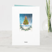 Carte de Noël joyeux (Dos)