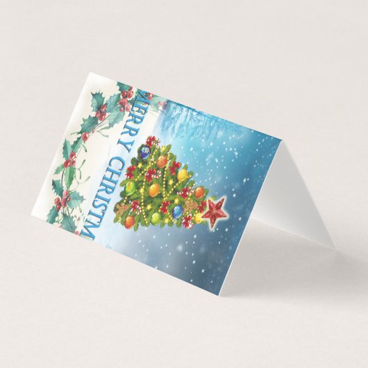 Carte de Noël joyeux (Front)