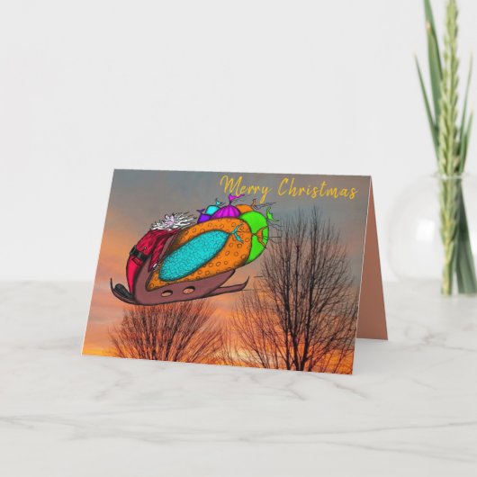 Carte de Noël joyeux (Devant)