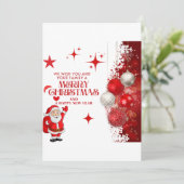 Carte de Noël joyeux (Debout devant)