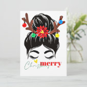 Carte de Noël Joyeux, (Debout devant)