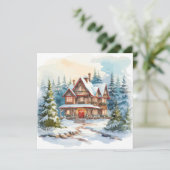 Carte de Noël Joyeux (Debout devant)