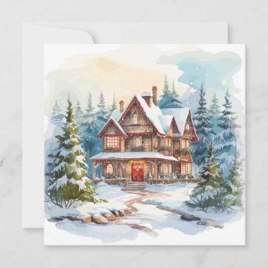 Carte de Noël Joyeux (Devant)
