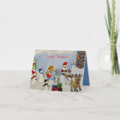 Carte de Noël Joyeux (Devant)