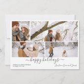 Carte de Noël Joyeux 4 Photo personnalisée (Devant)