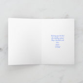 Carte de Noël Joyeux Ange doux (Intérieur)