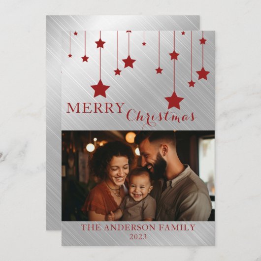 Carte de Noël Joyeux Appartement avec Enveloppe (Devant / Derrière)