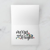 Carte de Noël Joyeux Bonhomme de Neige (Intérieur)