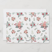 Carte de Noël Joyeux Camper Retro (Dos)