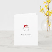 Carte de Noël, joyeux carte de Noël (Fleur jaune)