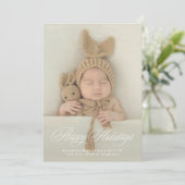 Carte de Noël Joyeux Curry Plein Photo (Debout devant)