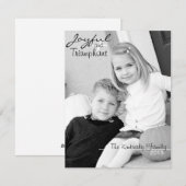 Carte de Noël - Joyeux et triomphant (Devant / Derrière)