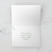 Carte de Noël Joyeux flocons de neige (Intérieur)