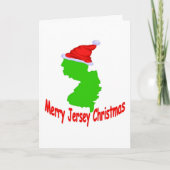 Carte de Noël Joyeux Jersey (Devant)
