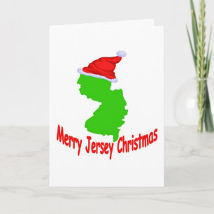 Carte de Noël Joyeux Jersey