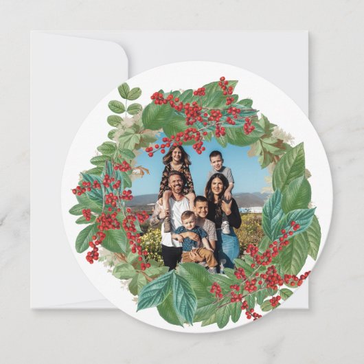 Carte de Noël Joyeux Joyeux Joyeux (Devant)