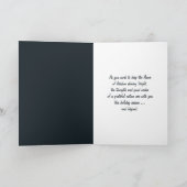 Carte de Noël Joyeux militaire (Intérieur)