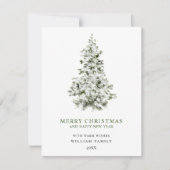 Carte de Noël Joyeux Minimaliste (Devant)