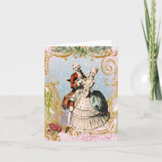Carte de Noël JOYEUX NOEL (Devant)