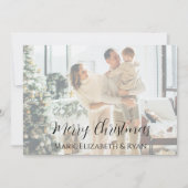 Carte de Noël Joyeux Noël (Devant)