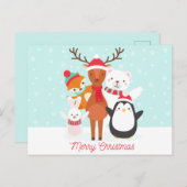 Carte de Noël Joyeux Noël (Devant / Derrière)