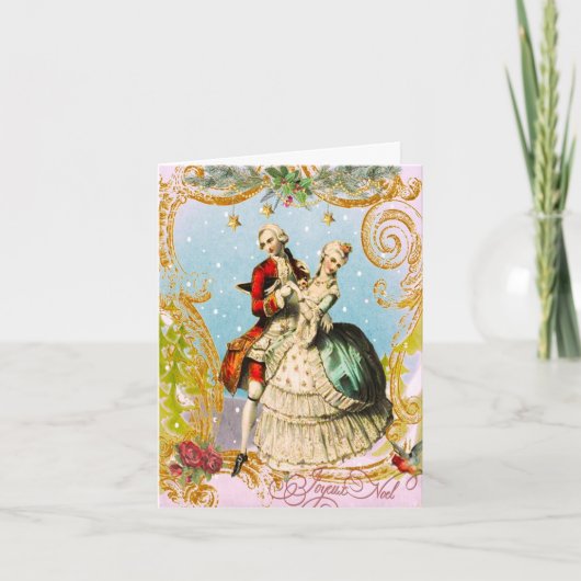 Carte de Noël JOYEUX NOEL (Devant)
