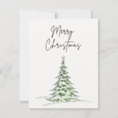 Carte de Noël "Joyeux Noël" - Arbre (Devant)