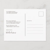 Carte de Noël Joyeux Noël avec 3 photos de Famille (Dos)