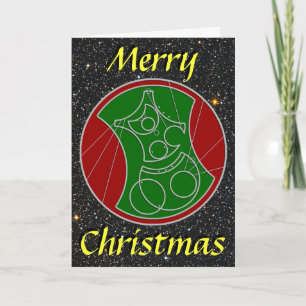 Carte de Noël : Joyeux Noël étoilé