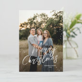 Carte de Noël Joyeux Noël Famille (Debout devant)