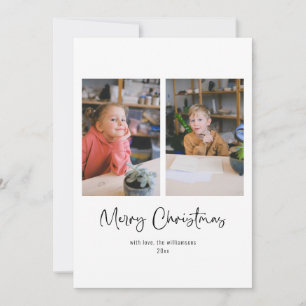 Carte de Noël Joyeux Noël Message Personnalisé Tro