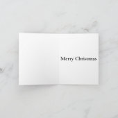 Carte de Noël Joyeux Noël Renne (Intérieur)