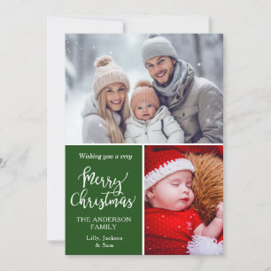 Carte de Noël « Joyeux Noël » spécifique au client