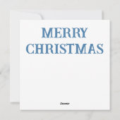 Carte de Noël Joyeux Père Noël Surfing (Dos)