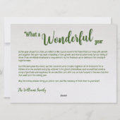 Carte de Noël Joyeux personnalisée avec photo (Dos)