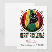 Carte de Noël Joyeux Picklemas (Devant / Derrière)