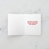 Carte de Noël joyeux - Pire partie (Intérieur)