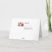 Carte de Noël Joyeux Red Fox (Dos)