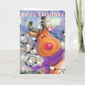 Carte de Noël Joyeux Renne (Dos)