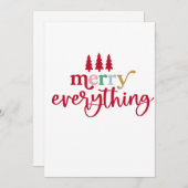 Carte de Noël, Joyeux tout (Devant / Derrière)