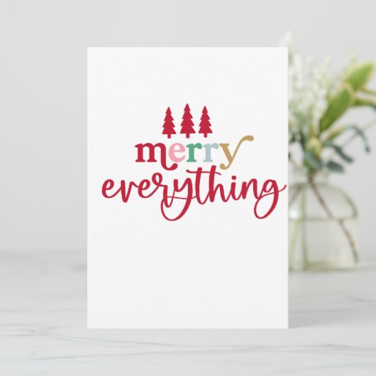 Carte de Noël, Joyeux tout (Debout devant)