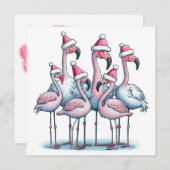 Carte de Noël Joyeux Tropical (Devant / Derrière)