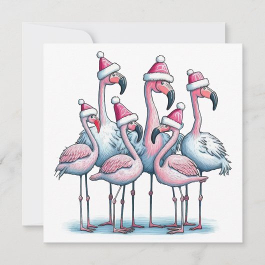 Carte de Noël Joyeux Tropical (Devant)