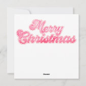 Carte de Noël Joyeux Tropical (Dos)