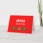 Carte de Noël Joyeux Vegan (Dos)