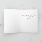 Carte de Noël Joyeux vintage (Intérieur)